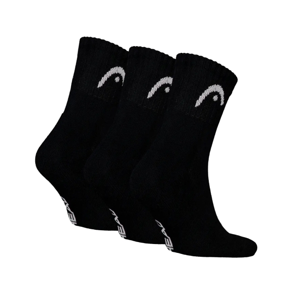 HEAD Club Crew x 3 Calcetines - Black