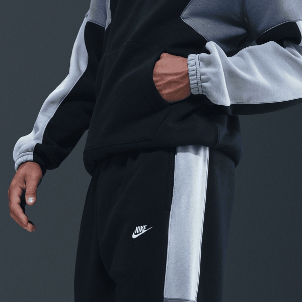 Nike Club Fleece Chandal - Black/Light Smoke Grey/Smoke Grey/White