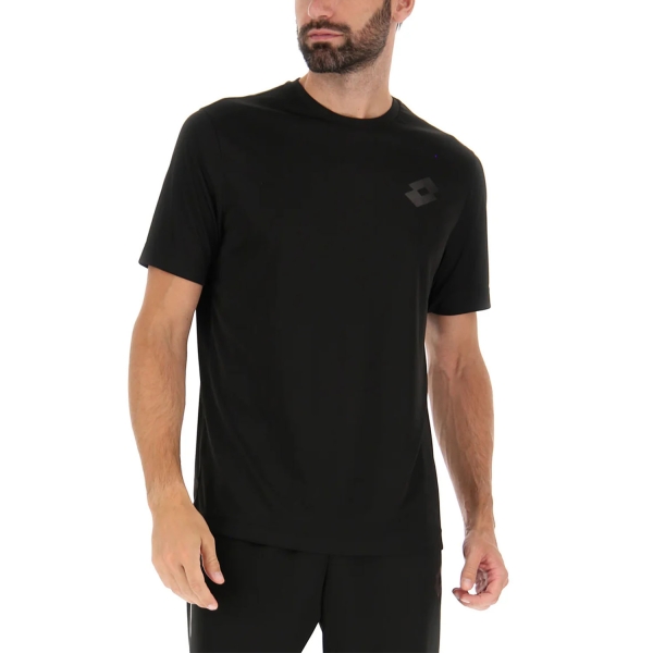 Camiseta Padel Hombre Lotto MSP Camiseta   All Black 2189351CL