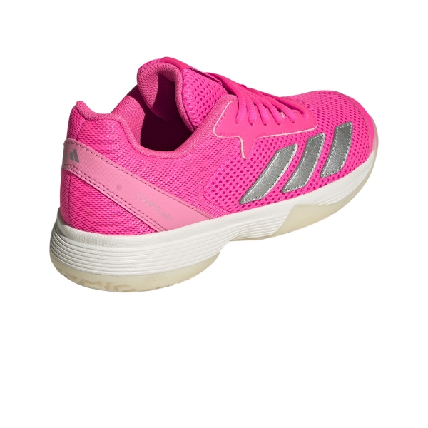 adidas Courtflash Bambini - Lucid Pink/Silver Metallic/Bliss Pink
