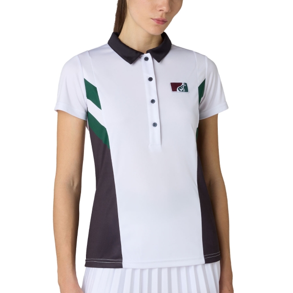 Camiseta y Polo Padel Mujer Australian Classic Ace Polo  Bianco TEDPO0003002