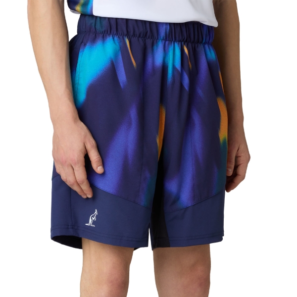 Men's Padel Shorts Australian Avalon Slam 9in Shorts  Blu Cosmo TEUSH0051842