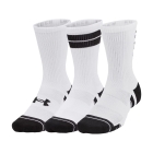 Under Armour Performance Tech Crew x 3 Socks - White/Black Under Armour Performance Tech Crew x 3 Socks - White/Black