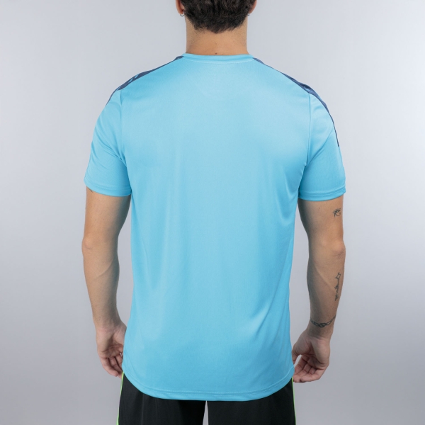 Joma Olimpiada Camiseta - Fluor Turquoise/Navy