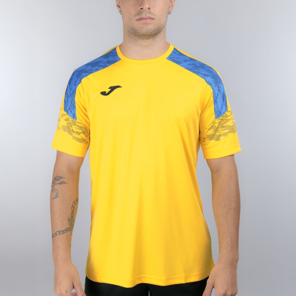 Camiseta Padel Hombre Joma Championship VIII Camiseta  Yellow/Royal Blue 104263.907