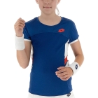 Lotto Squadra III Maglietta Bambina - Blue Lotto Squadra III Maglietta Bambina - Blue