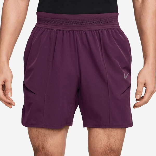 Shorts Padel Hombre Nike Court DriFIT 6in Shorts  Bordeaux HM6740610