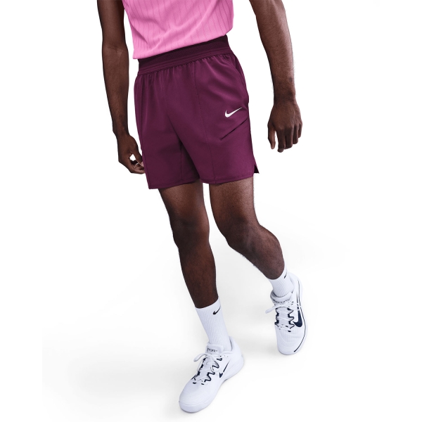 Nike Court Dri-FIT 6in Shorts - Bordeaux