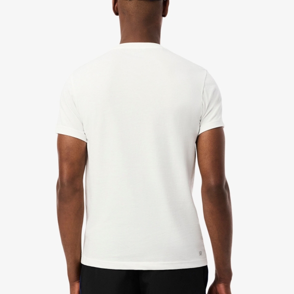 Lacoste Ultra Dry T-Shirt - Blanc/Noir