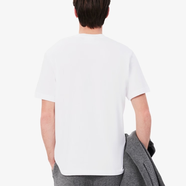Lacoste Pocket Camiseta - Blanc