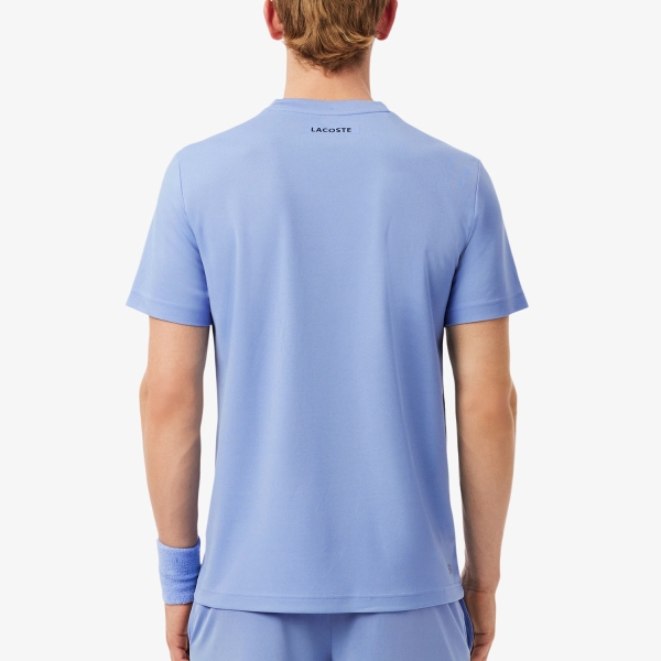 Lacoste Ultra Dry Back Print Camiseta - Violet