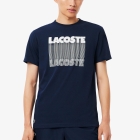 Lacoste Ultra-Dry Printed Camiseta - Bleu Marine