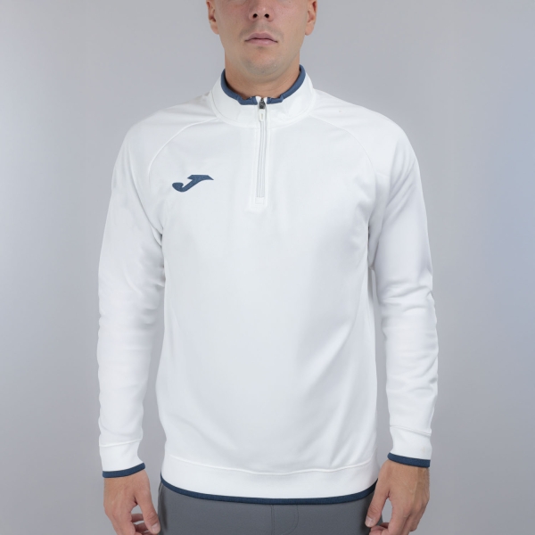 Camiseta y Sudadera Padel Hombre Joma Combi Premium Camisa  White/Dark Navy 104369.203
