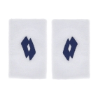 Lotto Court 5in Wristbands - Bright White/Navy Blue