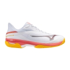 Mizuno Wave Exceed Court Clay - White/Calypso Coral/Citrus Mizuno Wave Exceed Court Clay - White/Calypso Coral/Citrus