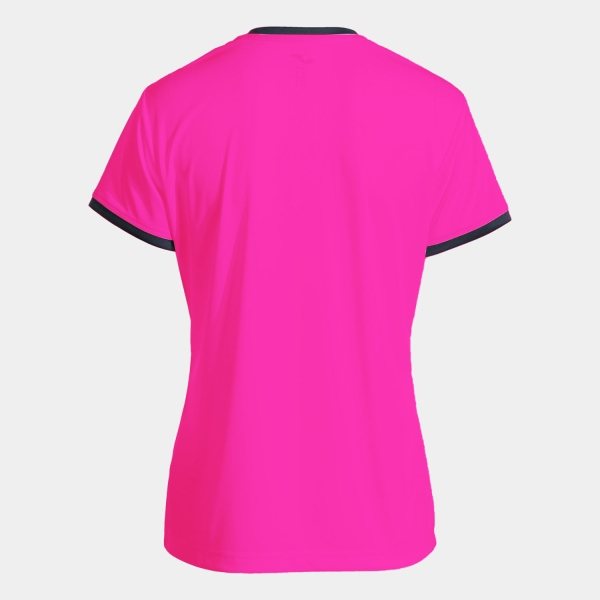 Joma Combi Premium Camiseta Niña - Fluor Pink/Black