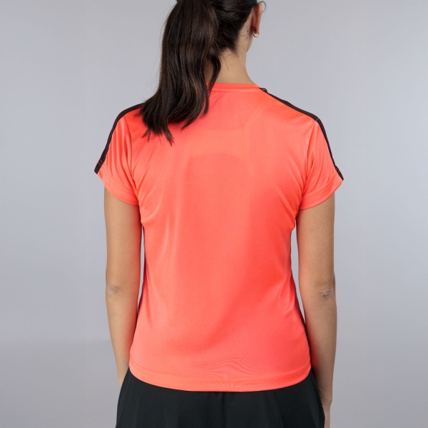 Joma Academy Camiseta - Fluor Coral/Black