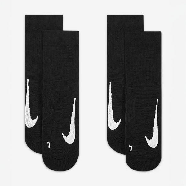 Nike Multiplier Max x 2 Calze - Black