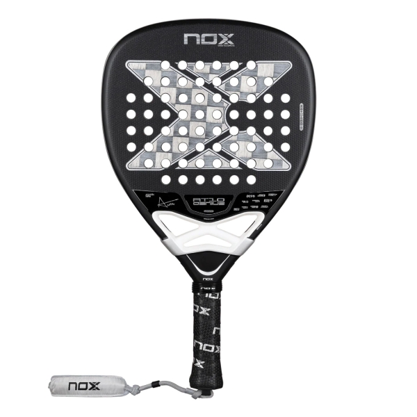 NOX AT10 Genius Attack 18K Alum 2026 Padel - Black/Silver