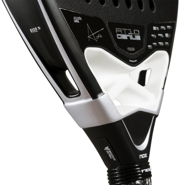 NOX AT10 Genius Attack 18K Alum 2026 Padel - Black/Silver