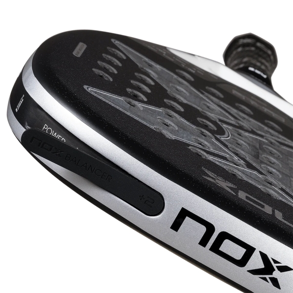 NOX AT10 Genius Attack 18K Alum 2026 Padel - Black/Silver