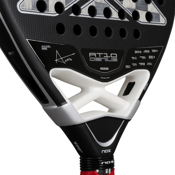 NOX AT10 Genius Attack 18K Alum 2026 Padel - Black/Silver