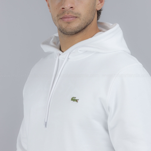 Lacoste Classic Printed Sudadera - Blanc