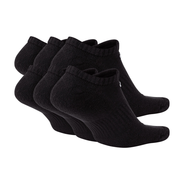 Nike Everyday Cushioned x 6 Calze - Black/White