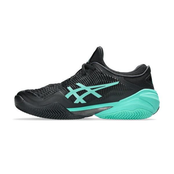 ASICS Court FF 3 Clay - Black/Aurora Green