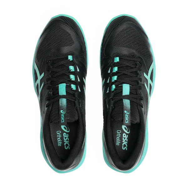 ASICS Solution Speed FF 4 Clay - Black/Aurora Green