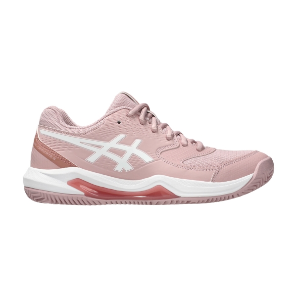 Women's Padel Shoes ASICS Gel Dedicate 8 Clay  Morganite/White 1042A255702