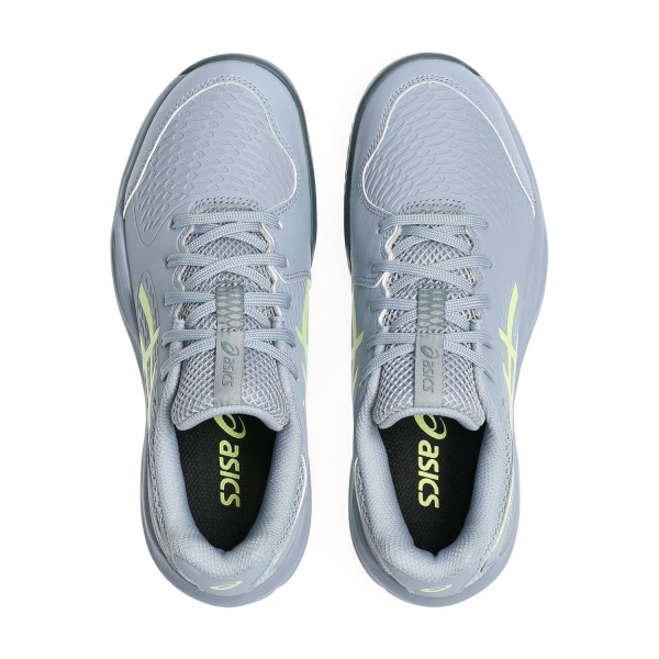 ASICS Gel Resolution X GS Clay Niños - Grey Blue/Pistachio
