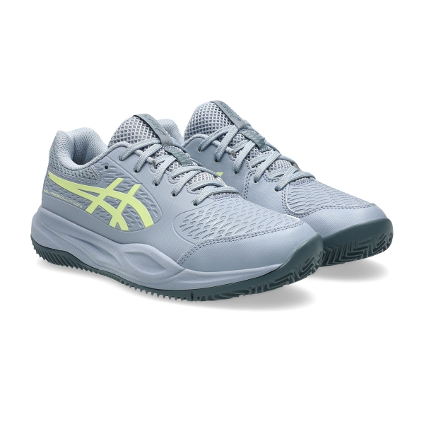 ASICS Gel Resolution X GS Clay Niños - Grey Blue/Pistachio