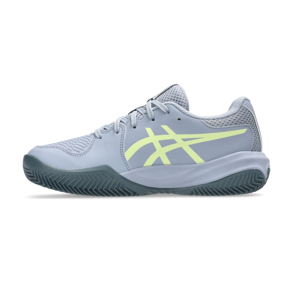 ASICS Gel Resolution X GS Clay Niños - Grey Blue/Pistachio