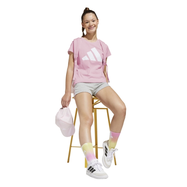 adidas Essentials Camiseta Niña - Clear Pink/White