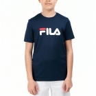 Fila Logo T-Shirt Junior - Navy Fila Logo T-Shirt Junior - Navy