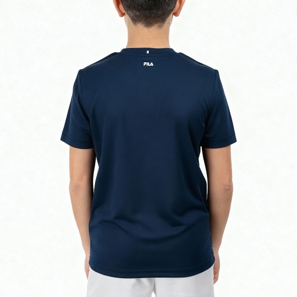 Fila Logo T-Shirt Junior - Navy