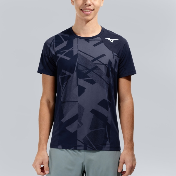 Camiseta Padel Hombre Mizuno Daybreakers Graphic Camiseta  Odyssey Gray 62GAC50105