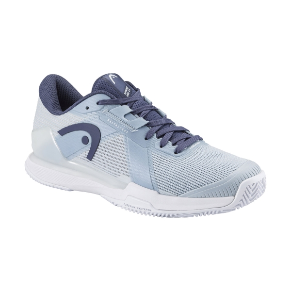 Women's Padel Shoes HEAD Sprint Pro 4.0 Clay  Light Blue/Dark Blue 274156 LBDB