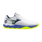 Mizuno Wave Enforce Court Clay - White/Dazzling Blue/Lightning Yellow Mizuno Wave Enforce Court Clay - White/Dazzling Blue/Lightning Yellow