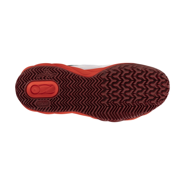 Mizuno Wave Enforce Court Clay - Fiery Red/White/Sun Dried Tomato