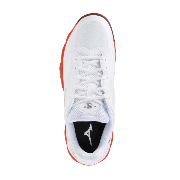 Mizuno Wave Enforce Court Clay - Fiery Red/White/Sun Dried Tomato