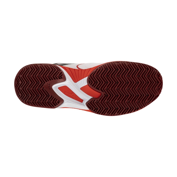 Mizuno Wave Exceed Court Clay - Fiery Red/White/Sun Dried Tomato