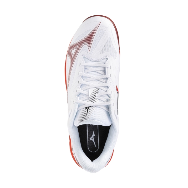 Mizuno Wave Exceed Court Clay - Fiery Red/White/Sun Dried Tomato