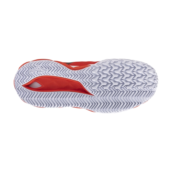 Mizuno Wave Enforce Tour 2 Clay - Fiery Red/White/Sun Dried Tomato