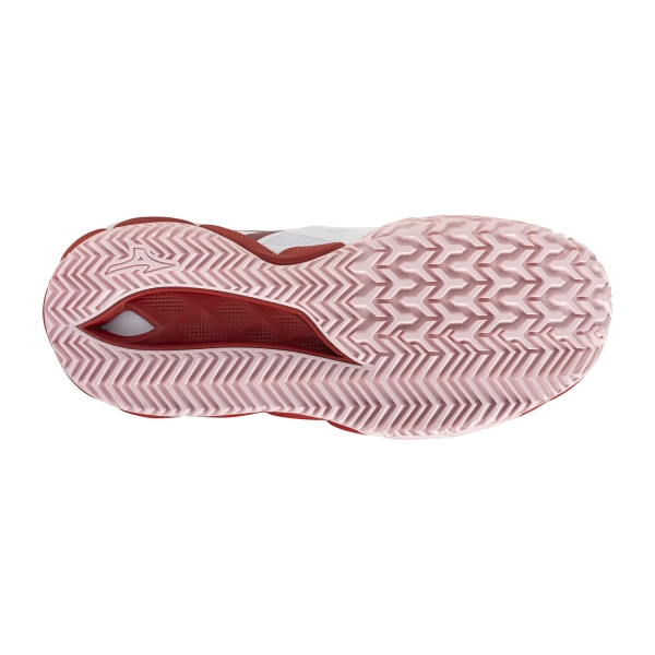 Mizuno Wave Enforce Tour 2 Clay - White/Pinkesque/Barbados Cherry