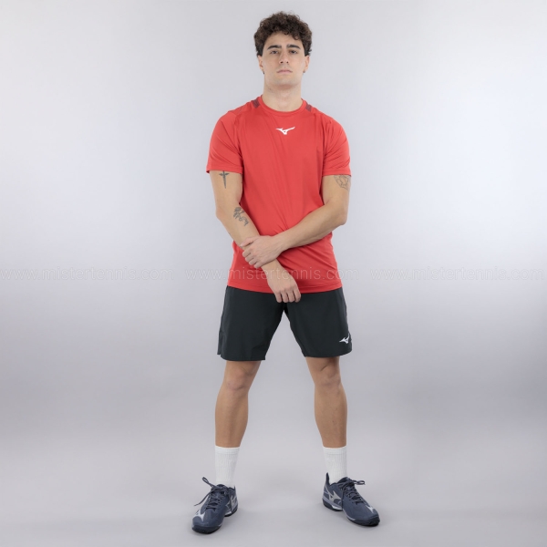 Mizuno Logo T-Shirt - Fierry Red