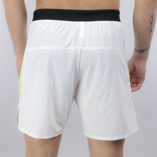Mizuno Stragazer 7in Shorts - White/Yellow