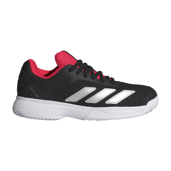Zapatillas Padel Niños adidas Courtflash Ninos  FTWR White/Silver Metallic/Core Black JR4451