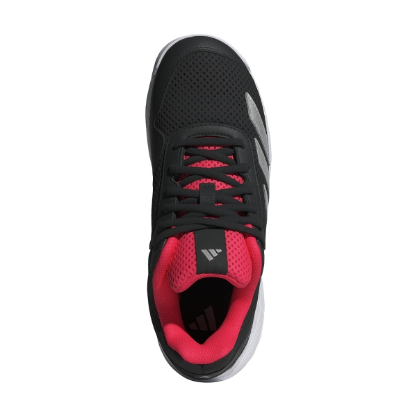 adidas Courtflash Bambini - FTWR White/Silver Metallic/Core Black